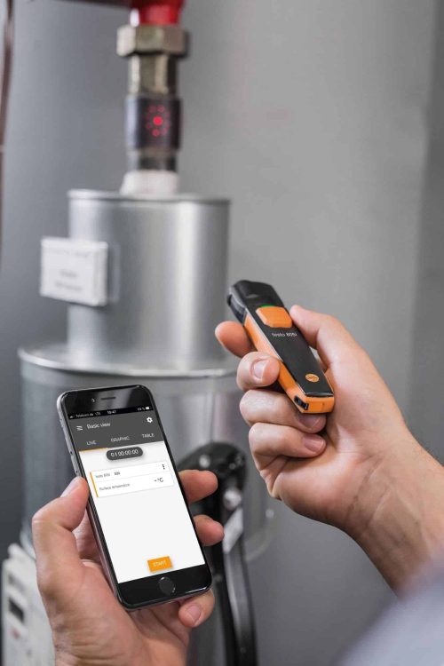 0560 1805 7 testo 805i - Bluetooth Infrared Thermometer Smart Probe