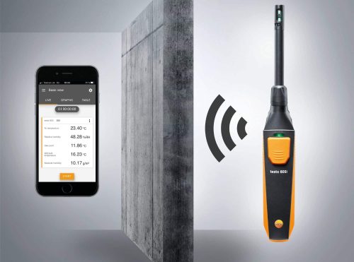 0560 2605 7 testo 605i - Thermohygrometer operated via smartphone