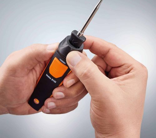 0563 1915 4 testo 915i - Thermometer with immersion/penetration probe and smartphone operation