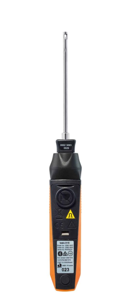 0563 3915 2 testo 915i - Thermometer with air probe and smartphone operation