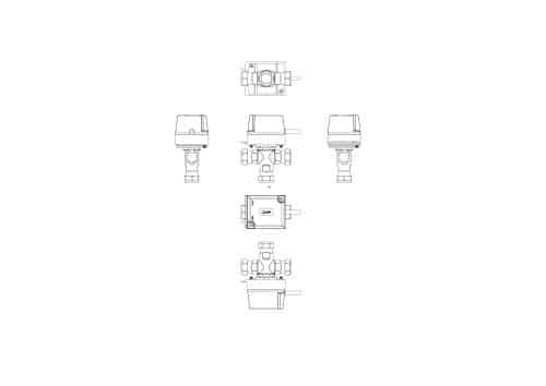 087N6613 2 scaled Danfoss H Series HS3 3 port valve 22mm