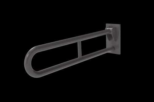 105SC GY scaled Friction hinged rail, stainless steel, concealed fixing, 800mm