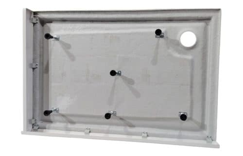 //2Go 45mm Low Profile Riser Set for 1000/1200 Offset Quadrant Trays - White