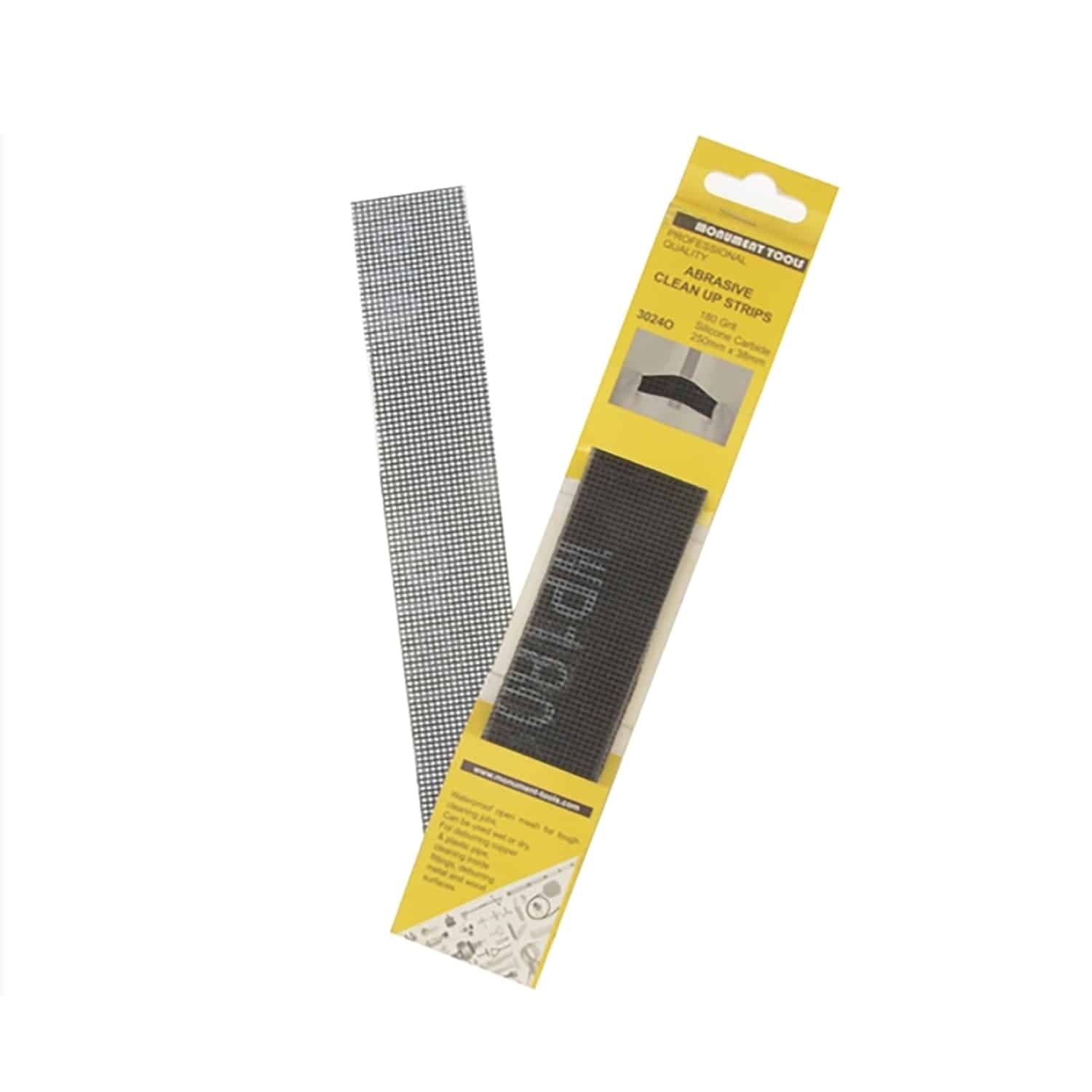 Monument Abrasive Clean Up Strips Pack of 10 | UK Plumbing