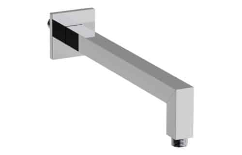 Abode Euphoria Wall Mounted Square Shower Arm - Chrome