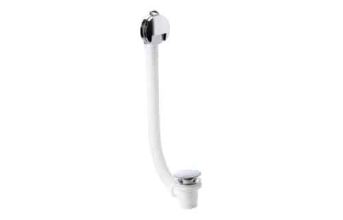 Abode Euphoria Bath Overflow Filler & Clicker Waste - Chrome