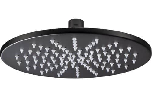 Abode Euphoria 225x225x8mm Circular Showerhead - Matt Black
