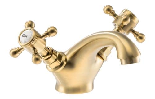 Abode Sentiment Basin Monobloc Mixer - Brushed Brass