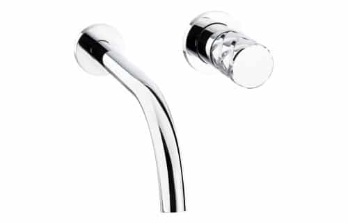 Abode Kite Wall Mounted Basin Mixer - Chrome