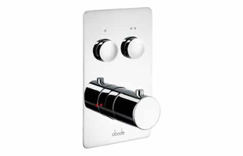 Abode Uno Concealed Push Button Shower (2 Exit) - Chrome