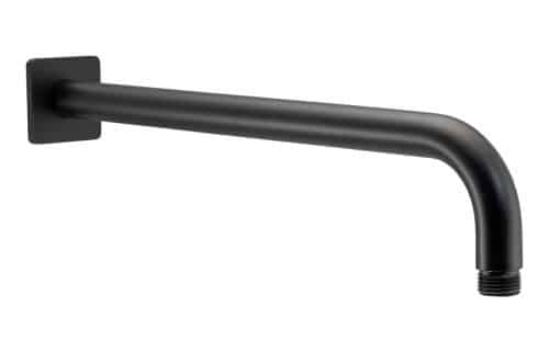 Abode Uno Wall Shower Arm - Matt Black