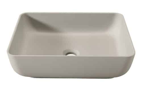Abode Cava 450x350mm Tablet Basin - Pebble Grey