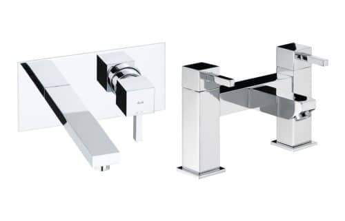 Abode Zeal Pack Offer 5 (Wall Mounted Basin Mixer & Bath Filler) - Chrome