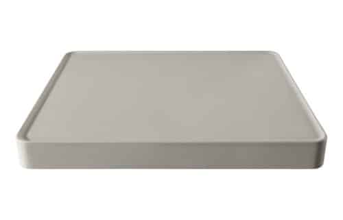 Abode Tableau 600mm Basin Shelf & Brackets - Pebble Grey