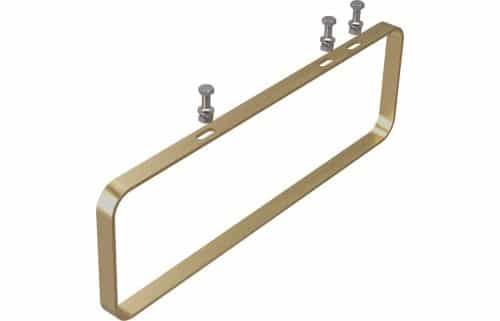 Abode Tableau Optional Towel Rail - Brushed Brass