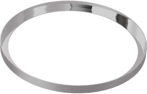 Abode Cava Round Basin Plinth - Chrome