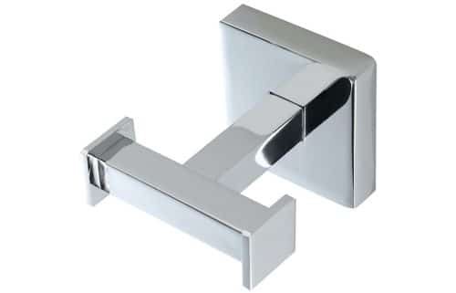 Labrador Double Robe Hook - Chrome
