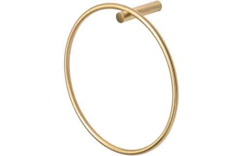 Coral Towel Ring - Brushed Brass