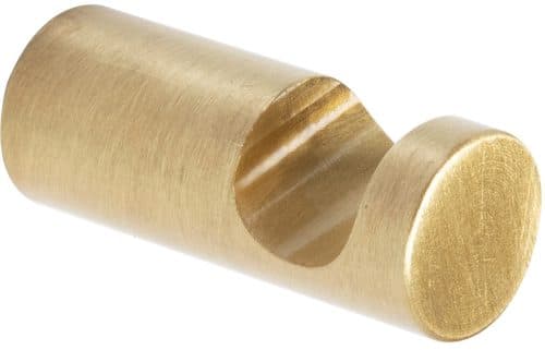 Coral Robe Hook - Brushed Brass