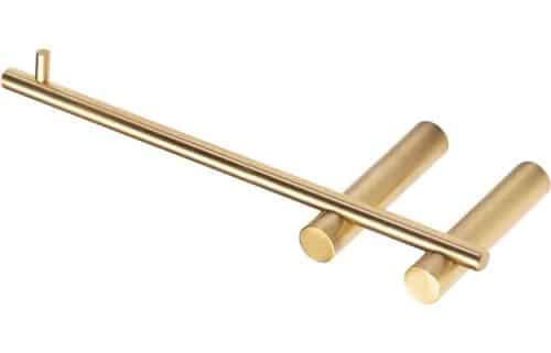 Coral Toilet Roll Holder - Brushed Brass