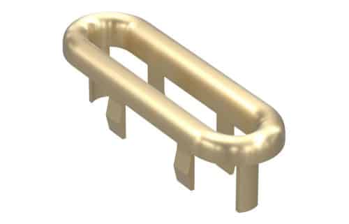 Oval Overflow Ring - Brushed Brass