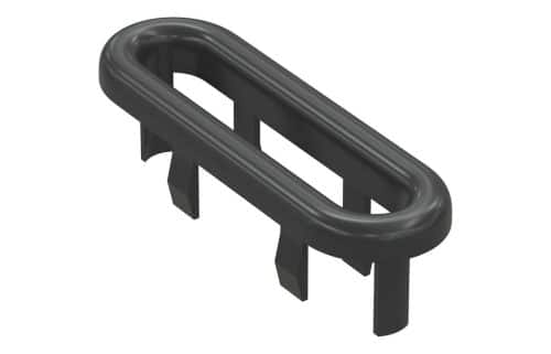 Oval Overflow Ring - Matt Black
