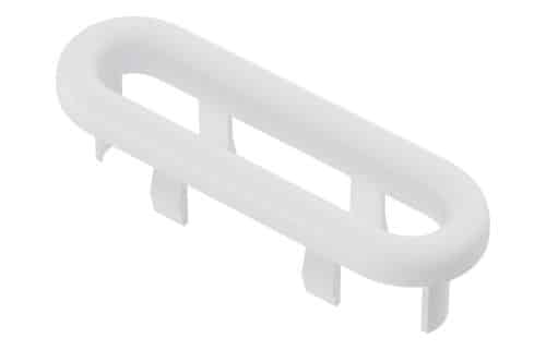 Oval Overflow Ring - White