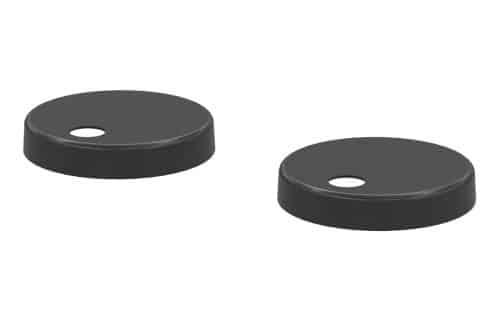 Toilet Seat Cover Caps - Matt Black