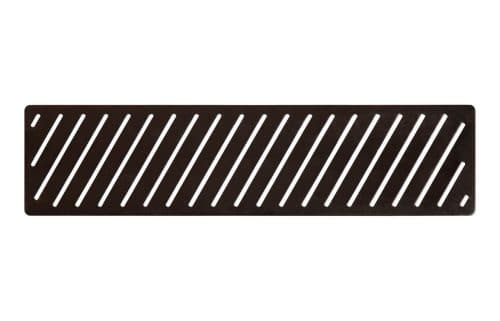 Linear Tray Waste Cover - Matt Black