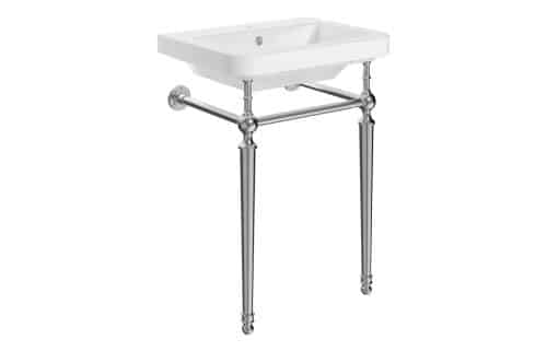 Baker 610mm 1TH Console Basin - Chrome