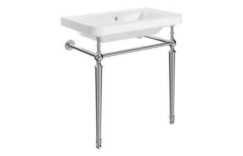 Baker 810mm 1TH Console Basin - Chrome