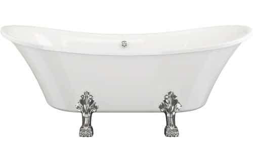 Rushmore Freestanding 1760x710x775mm 0TH Bath w/Feet