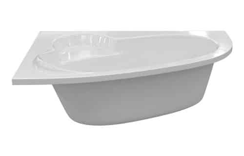 Redeemer 1500x950x600mm 0TH Offset Corner Bath w/Legs (LH)