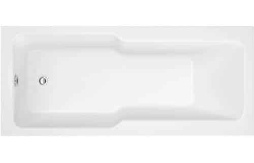 Liberty Straight 1700x750x550mm 0TH "C" Shower Bath w/Legs