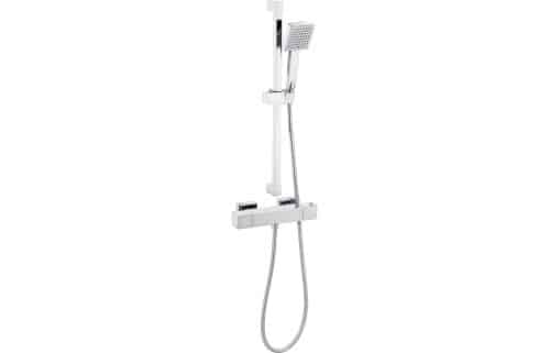 Howick Cool-Touch Thermostatic Bar Mixer Shower - Chrome