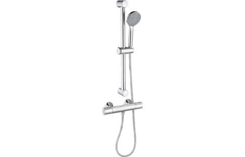 Keila Cool-Touch Thermostatic Bar Mixer Shower - Chrome