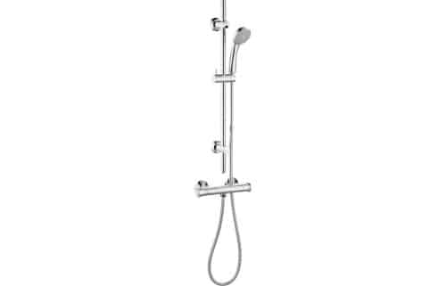 Tortum Thermostatic Bar Mixer Shower - Chrome