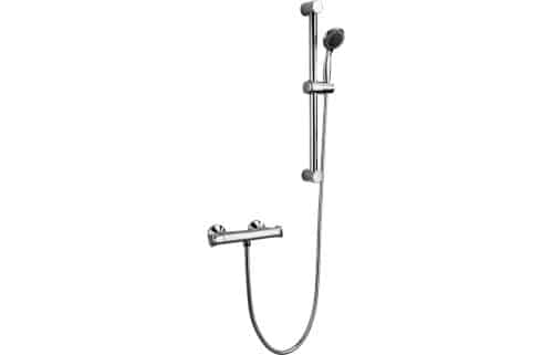 Jarogo Low Pressure Thermostatic Bar Mixer Shower - Chrome