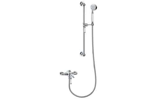 Kalambo Concentric Single Outlet Shower Valve & Riser Kit Pack 1 - Chrome