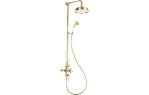 Kalambo Thermostatic Shower Kit - Brushed Brass