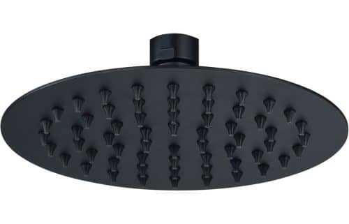 Gullfoss 200mm Round Ultraslim Showerhead - Matt Black