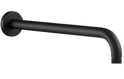 Gullfoss 320mm Round Shower Arm - Matt Black