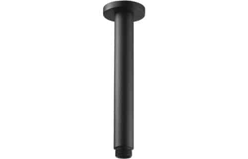 Gullfoss 180mm Round Ceiling Arm - Matt Black