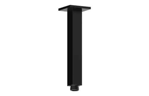 Yosemite 180mm Square Ceiling Arm - Matt Black
