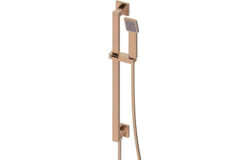 Yosemite Square Riser Rail Kit w/Elbow & Handset - Brushed Bronze