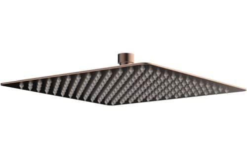 Yosemite 250mm Square Ultraslim Showerhead - Brushed Bronze