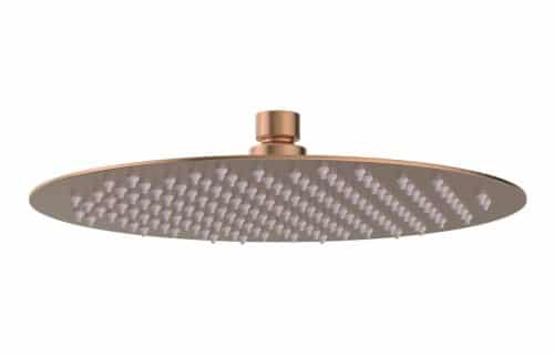 Gullfoss 250mm Round Ultraslim Showerhead - Brushed Bronze
