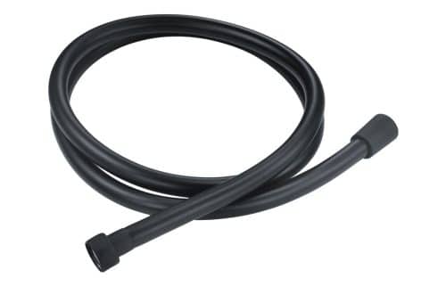 1.5m Easy Clean PVC Shower Hose - Black