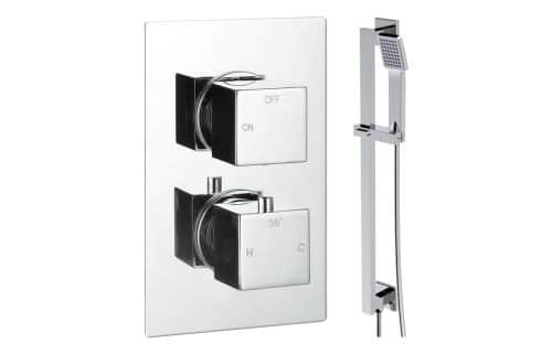 Yosemite Square Shower Valve & Kit Pack 2 - Chrome