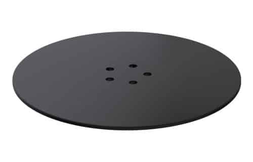 Low Profile Tray Waste Cover - Matt Black